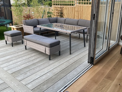 Garden deck area