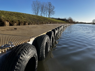 Tyre fendering for sailing club