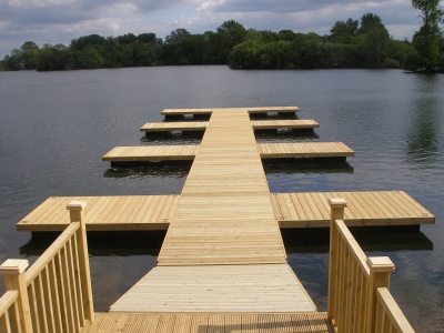 8 fingered pontoon