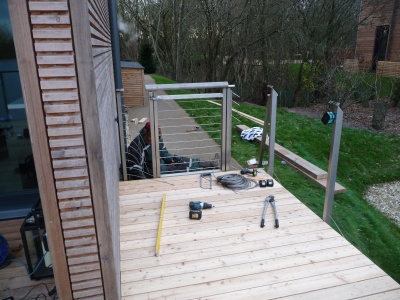 Bespoke aluminium gate