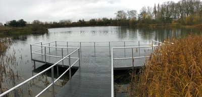 Jetty with disabled access