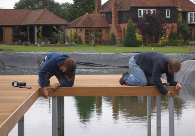 Jetty installation