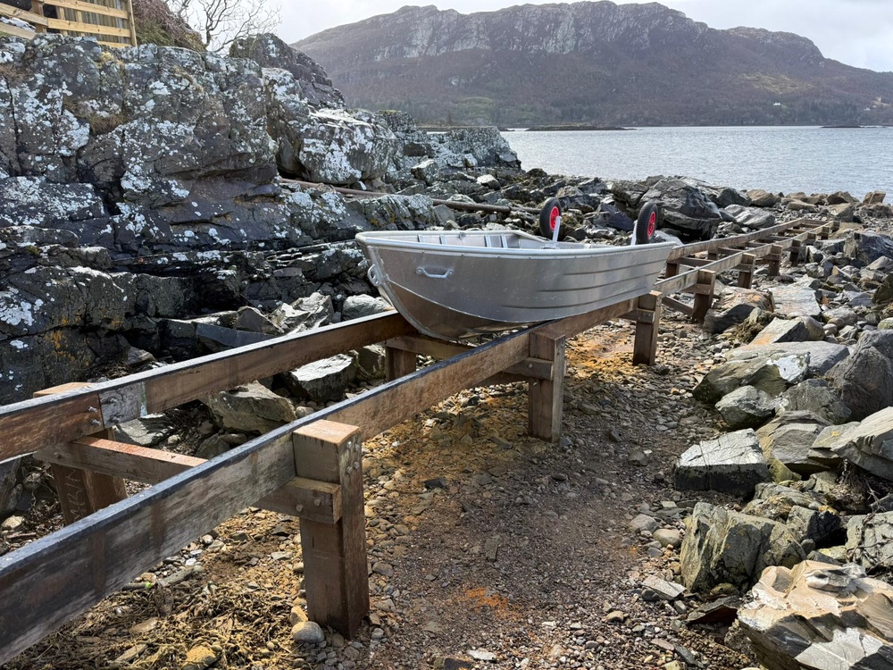Custom marine boat launch solution in Scotland