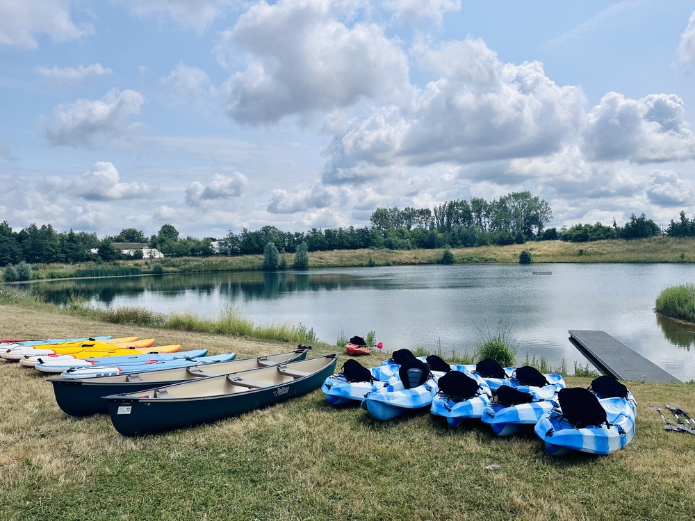 Reservoir water sports jetty
